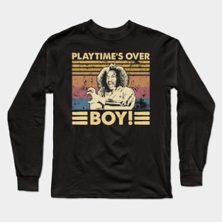 vintage // play time over boy Long Sleeve T-Shirt